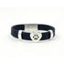 Paw Print Heart Cork Charm Magnetic Bracelet